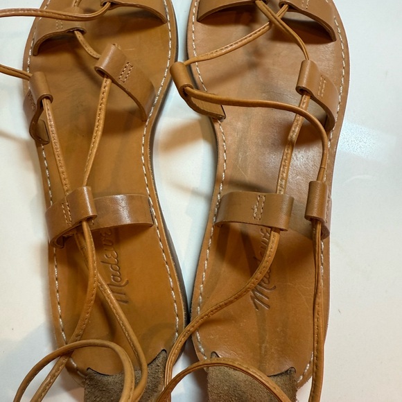 Madewell Boardwalk Leather Lace-Up Sandals - Picture 6 of 13